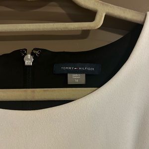 Brand new Tommy Hilfiger Black and White Pantsuit. Size 16.